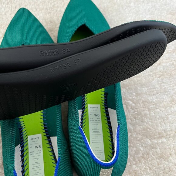 Rothy’s The Point II Pointed Toe Flats Shoes 8 - Picture 2 of 9